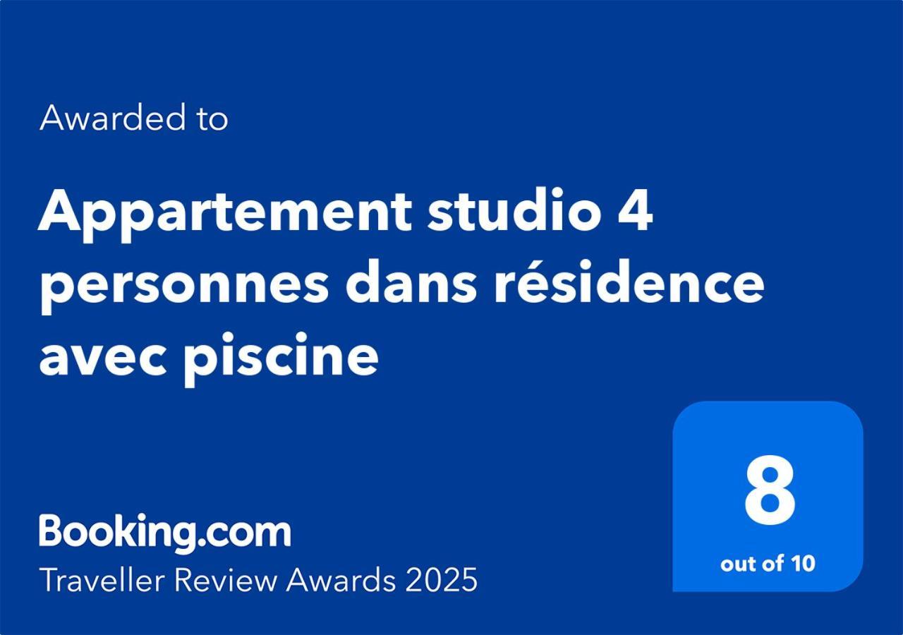 Appartement Studio 4 Personnes Dans Residence Avec Piscine Куиберон Екстериор снимка